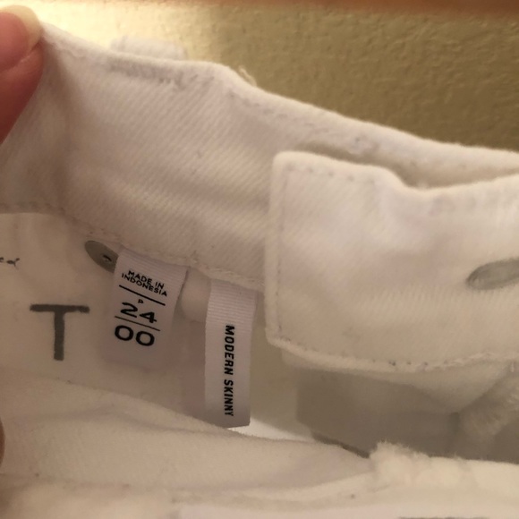 Loft White Skinny Jeans - Picture 3 of 4